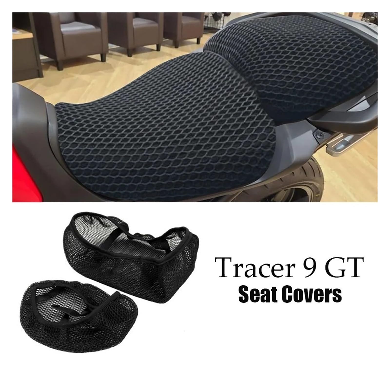 Coprisella Coprisedili Moto Per YAM&AHA Tracer9GT Tracer 900 GT | Moto Flusso D'aria Coprisedili Tracer9GT Tracer 900 GT Parti Per YAM&AHA Tracer 9 GT 2021 - 2023