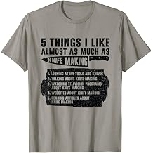 Knife Maker Knife Making Bladesmith Smithing Knife Forge T-Shirt