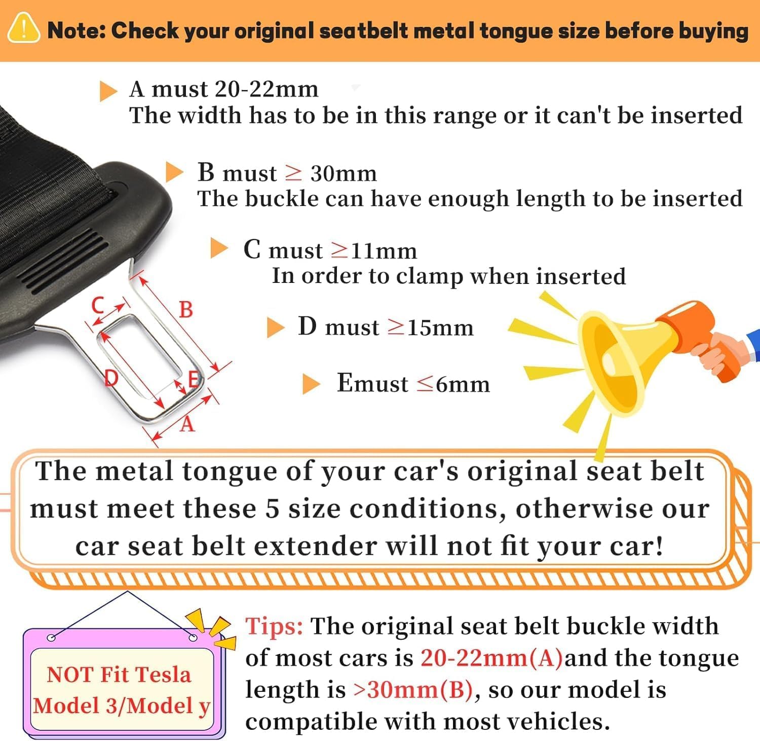 2pc Car Seat Belt Pads — view 6