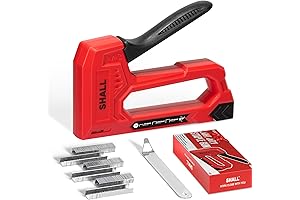 Light Duty Staple Gun for Wood - Red Upholstery Staple Gun