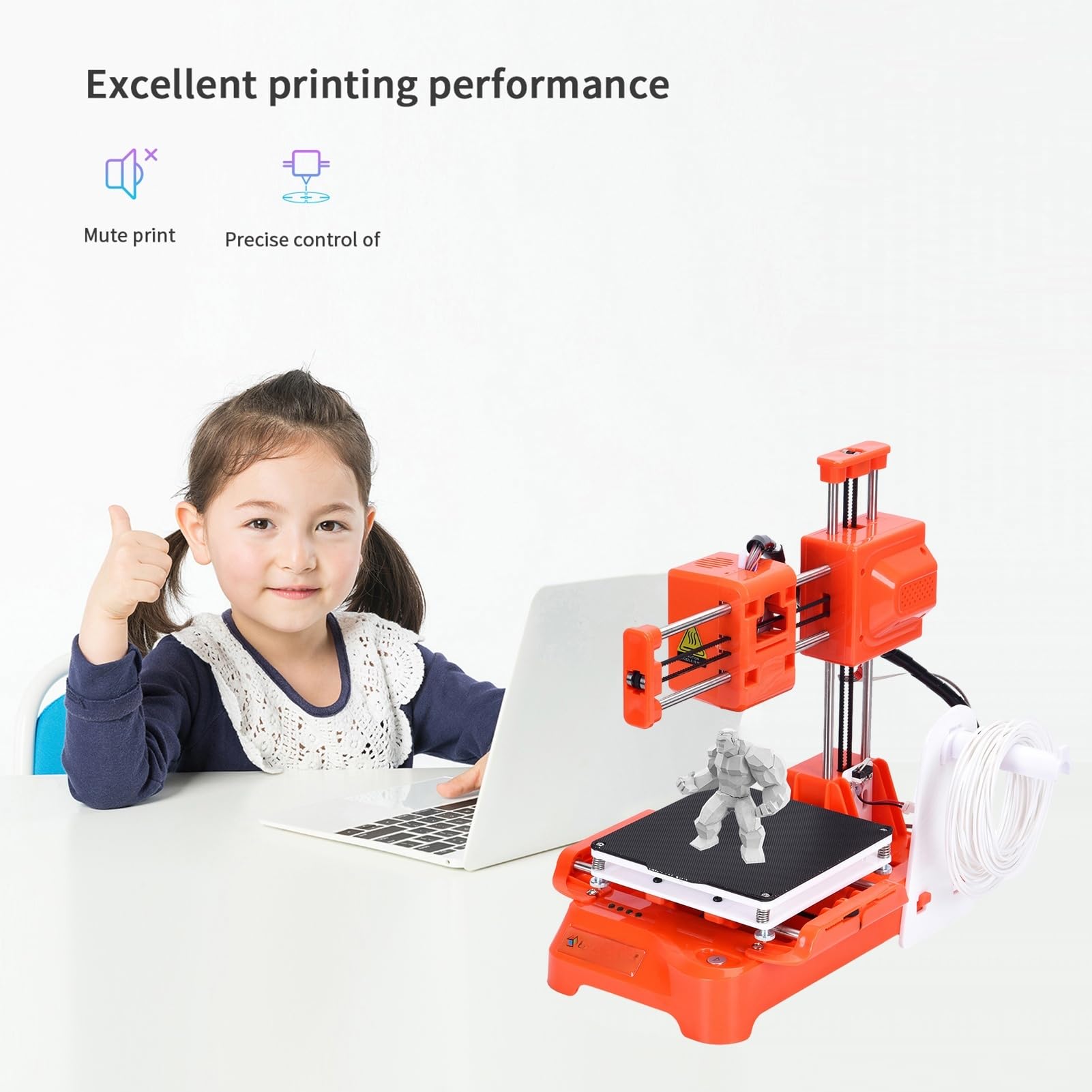 Amazon | SIMBAE 子供用3Dプリンター ミニデスクトップ 3Dプリンター