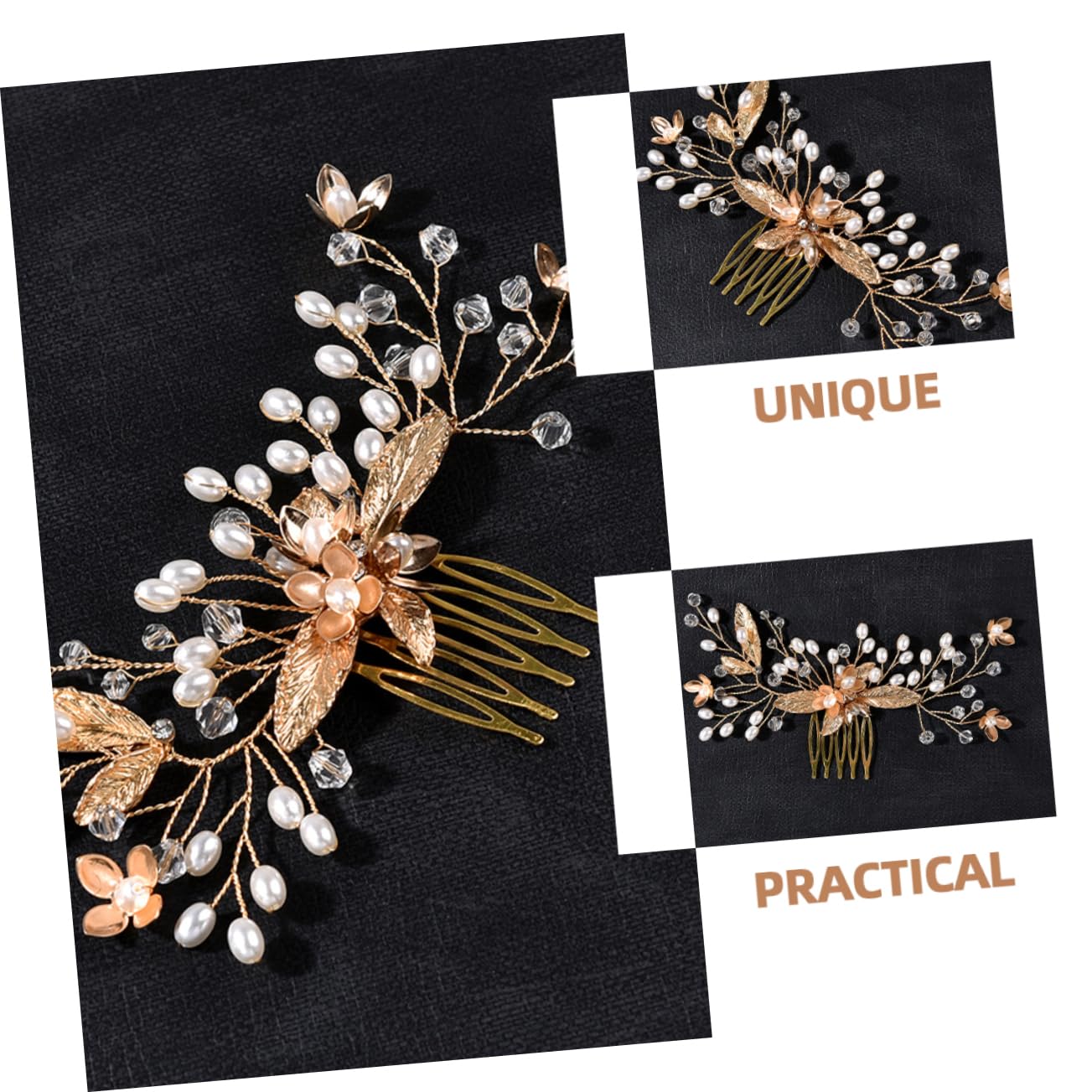 FRCOLOR 5stücke Braut Haarschmuck Haarkamm Funkelnde Haarschmuck Für Hochzeiten Eleganter Kopfschmuck Für Bräute Handgefertigte Haaraccessoires