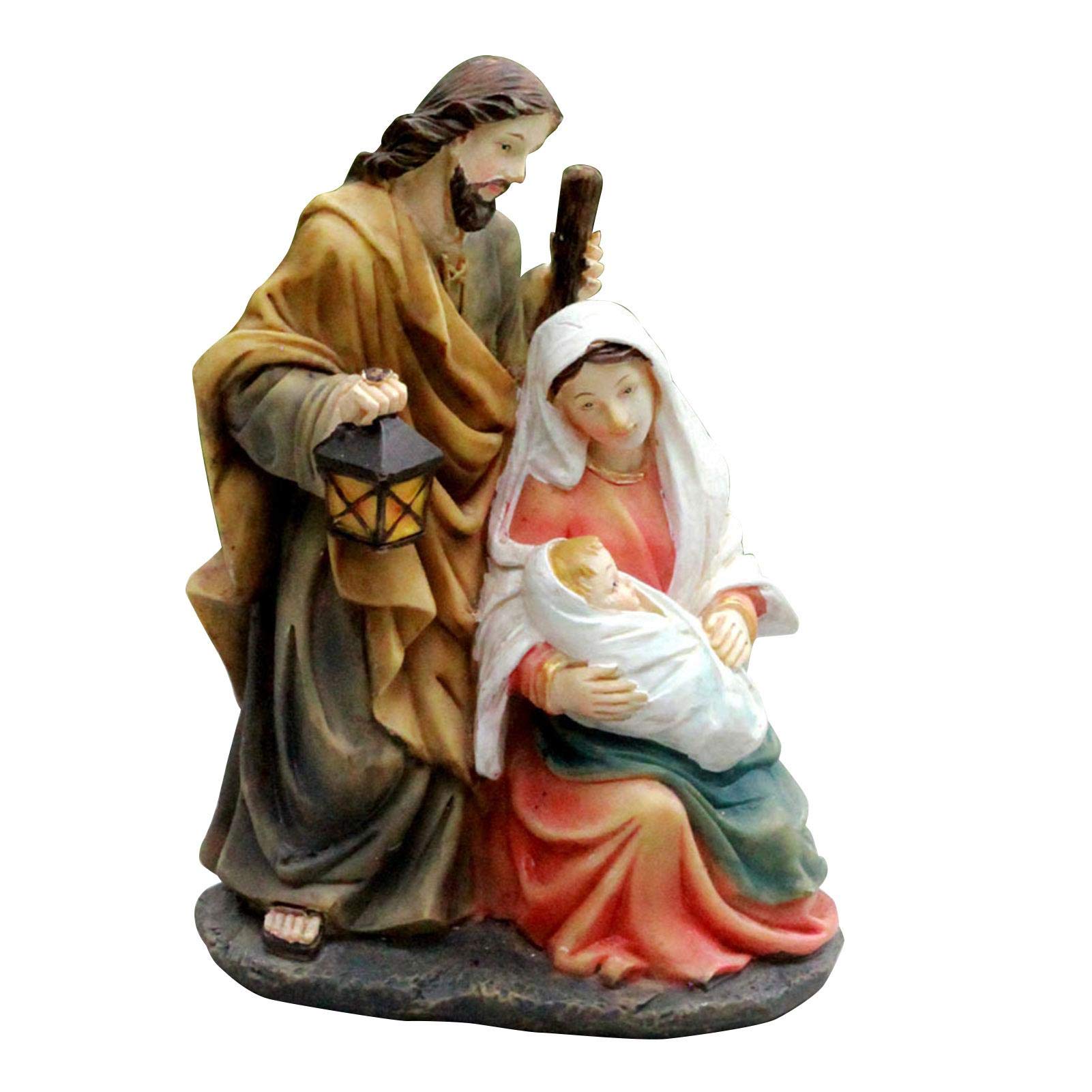 Yajimsa D Nativity Figurines For Nativity Figurines, Nativity Figurines, Religious Figurines For Nativity Scene, Family Nativity Figure, Nativity Scene, Ecoration
