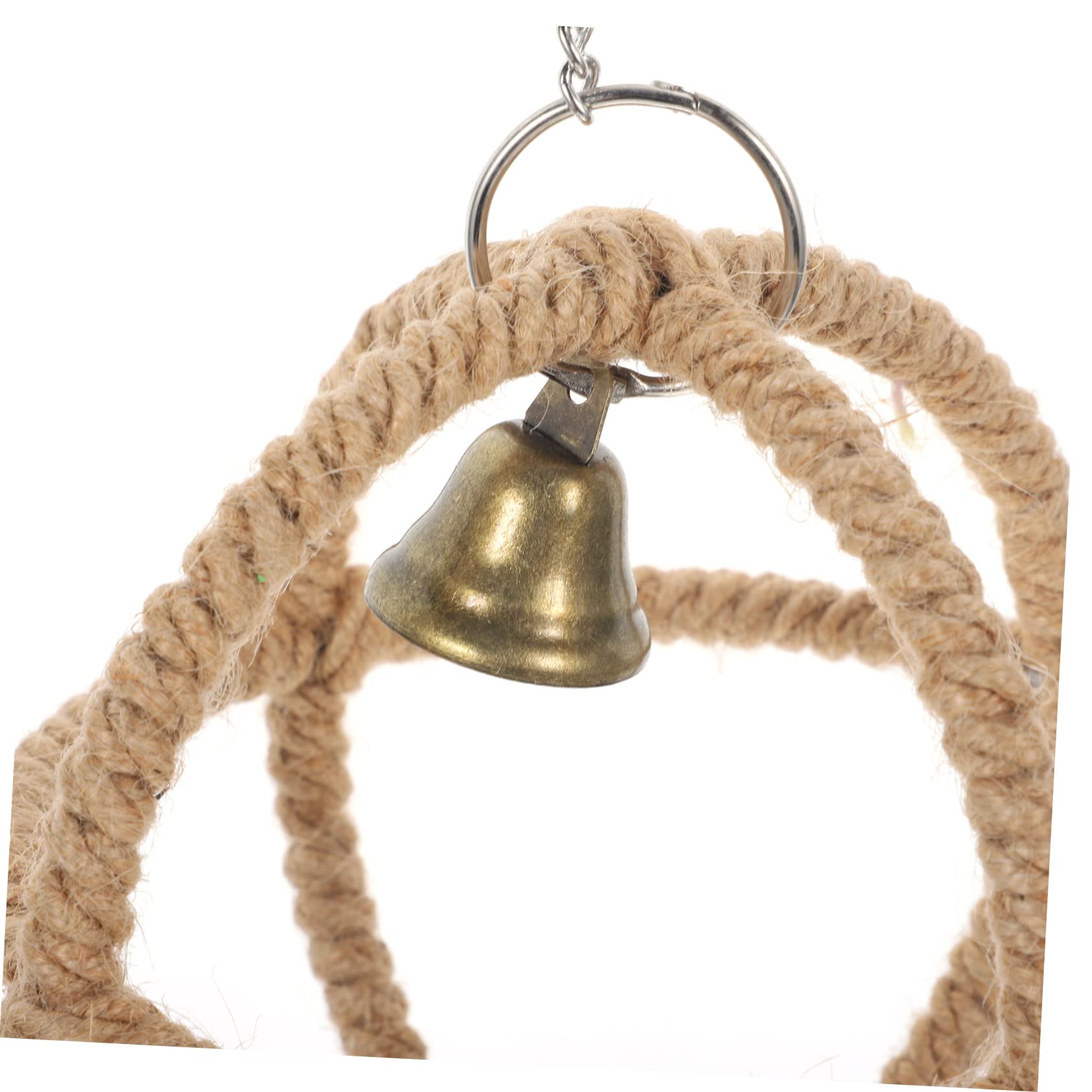 COSMEVIVI Bird Climbing Bird Swings Small Cockatiel Swing Bird Perch Stand Small Bird Swing Perch Pet Bird Swing Bird Swing Bird Circle Swing Bird Hanging Bird Parrot Swing