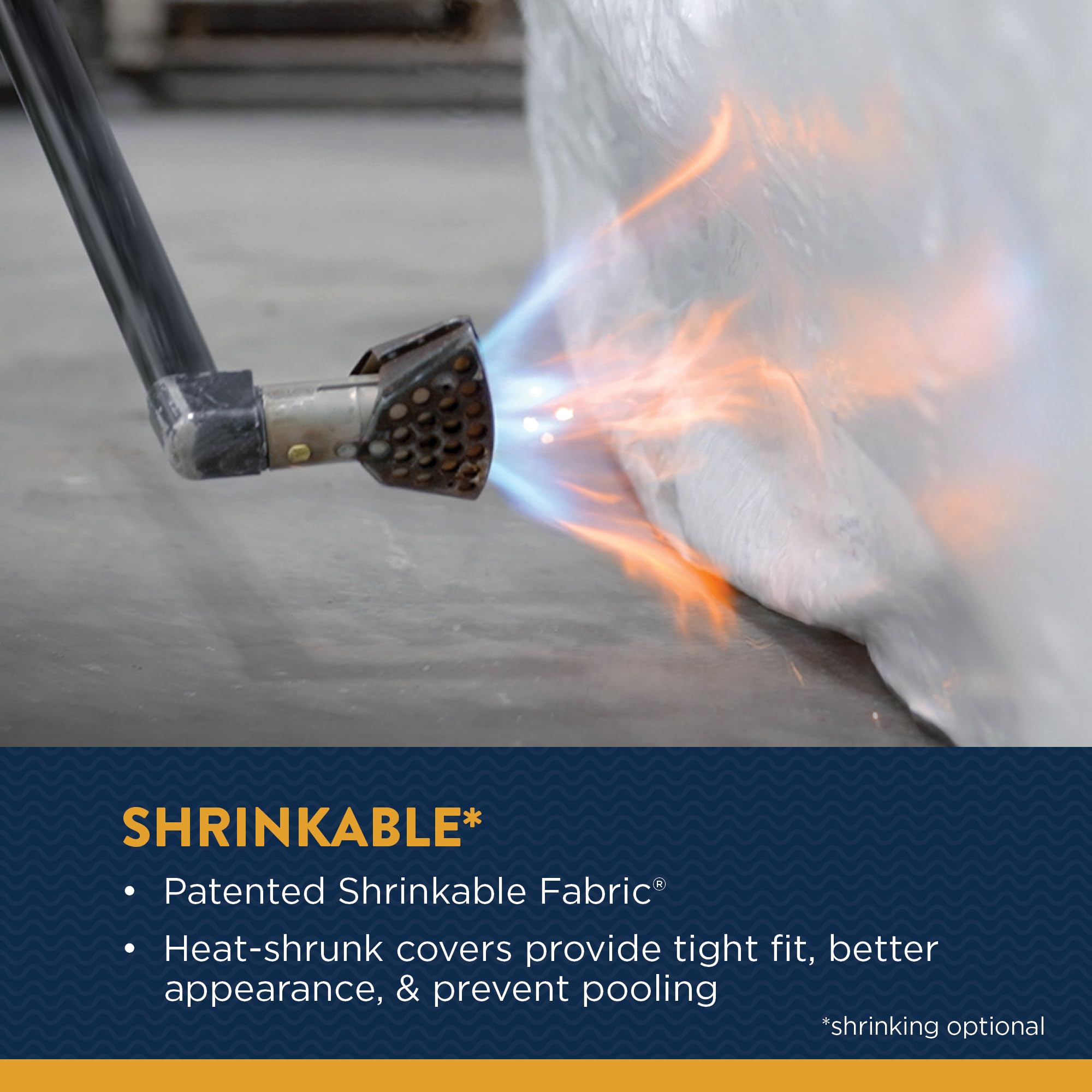 Transhield Pontoon Boat Cover, 20' Pontoon Storage Boat Cover, Heavy Duty, Waterproof & Reusable, Perimeter Rope & Straps Included (20 ft)