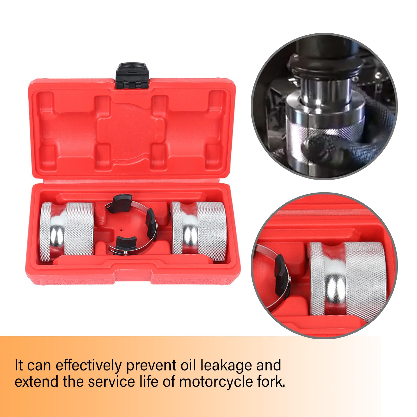 Set di attrezzi per guarnizioni universali per moto Fork per forcella, 35 – 50 mm