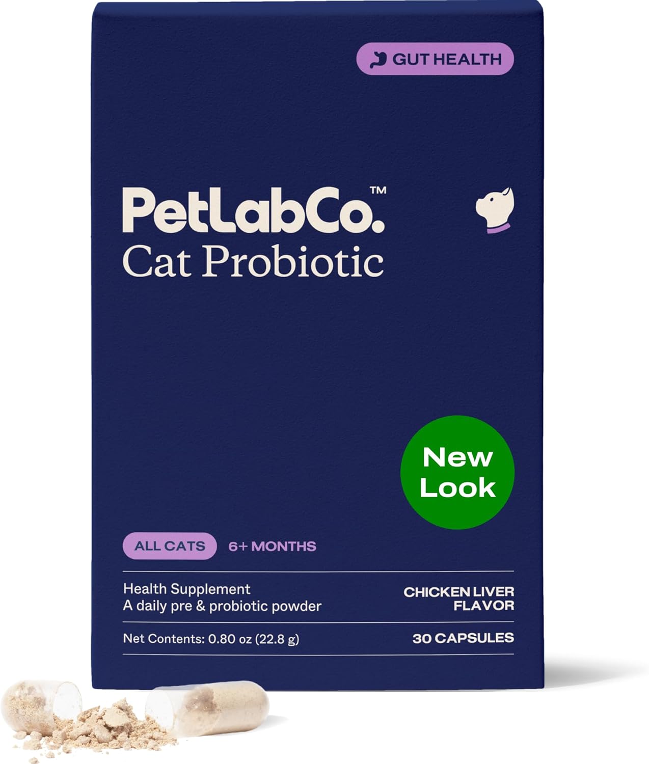 PetLab Co. Probiotics for Cats, Support Gut Health, Occasional Diarrhea, Digestive Health & Immune Support - Easy to Use - 30 Count