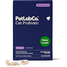 PetLab Co. Probiotics for Cats, Support Gut Health, Occasional Diarrhea, Digestive Health &amp; Immune Support - Easy to Use - 30 Count