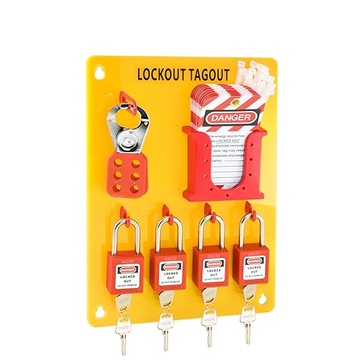TRADESAFE M Lockout Tagout Station with Loto Devices - Lock Out Tag Out ...