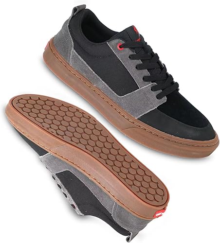 Zapatos de ciclismo de montaña MTB para hombre, con pedales planos, adecuados para montar en bicicleta de montaña DH, enduro, cross, trail, BMX,