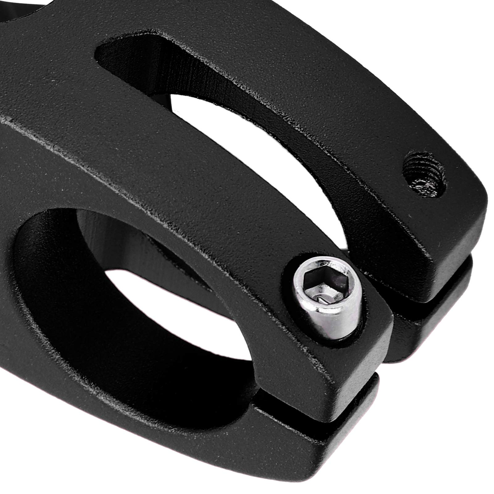 Mostek Rowerowy, Kierownica Rowerowa ze Stopu Aluminium 25.4x35mm Krótki Mostek Riser Rowerowy Trzpień Pusty do Roweru Górskiego Rower Szosowy