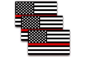 5 X 3 inch Thin Redline Sticker