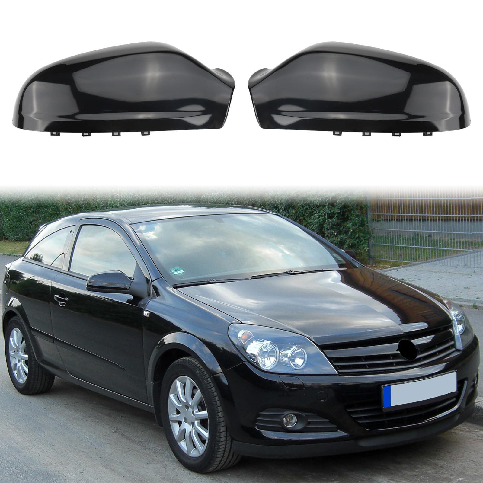 Coque de Rétroviseur de Voiture pour Opel Astra H MK5 2004-2009 | Numéro OEM 13141999, Numéro de pièce: 6428200, 6428912, 6428925, 6428911,Droite et Gauche