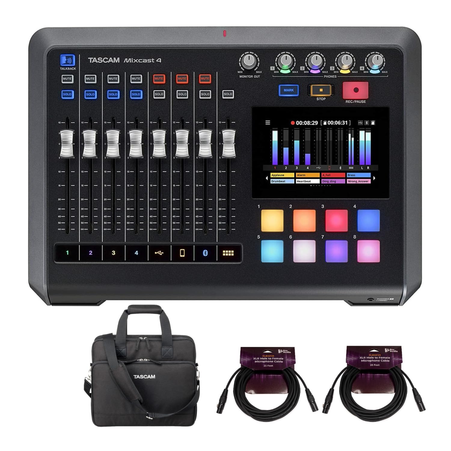 TASCAM Mixcast 4 ポッドキャストステーション tascam_mixcast_4_01-