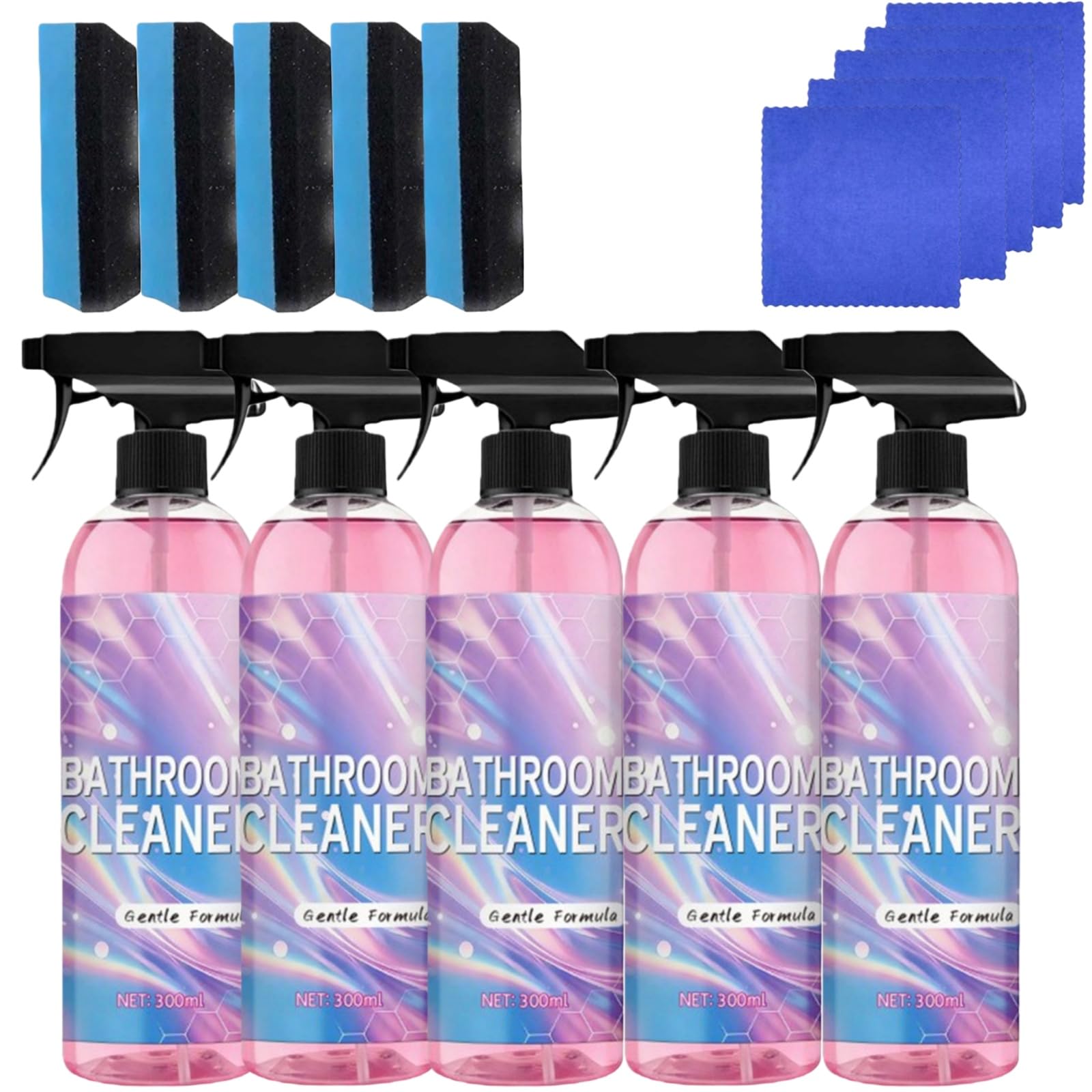 Fugen Clean Der Gute Fund,WC Reiniger,Fugenreiniger,Badreiniger,Bodenreiniger,Fensterreiniger,Küchenreiniger,Home Cleaner Für Waschbecken,Badewannen,BodenbeläGe,Fliesen(5 Stück)