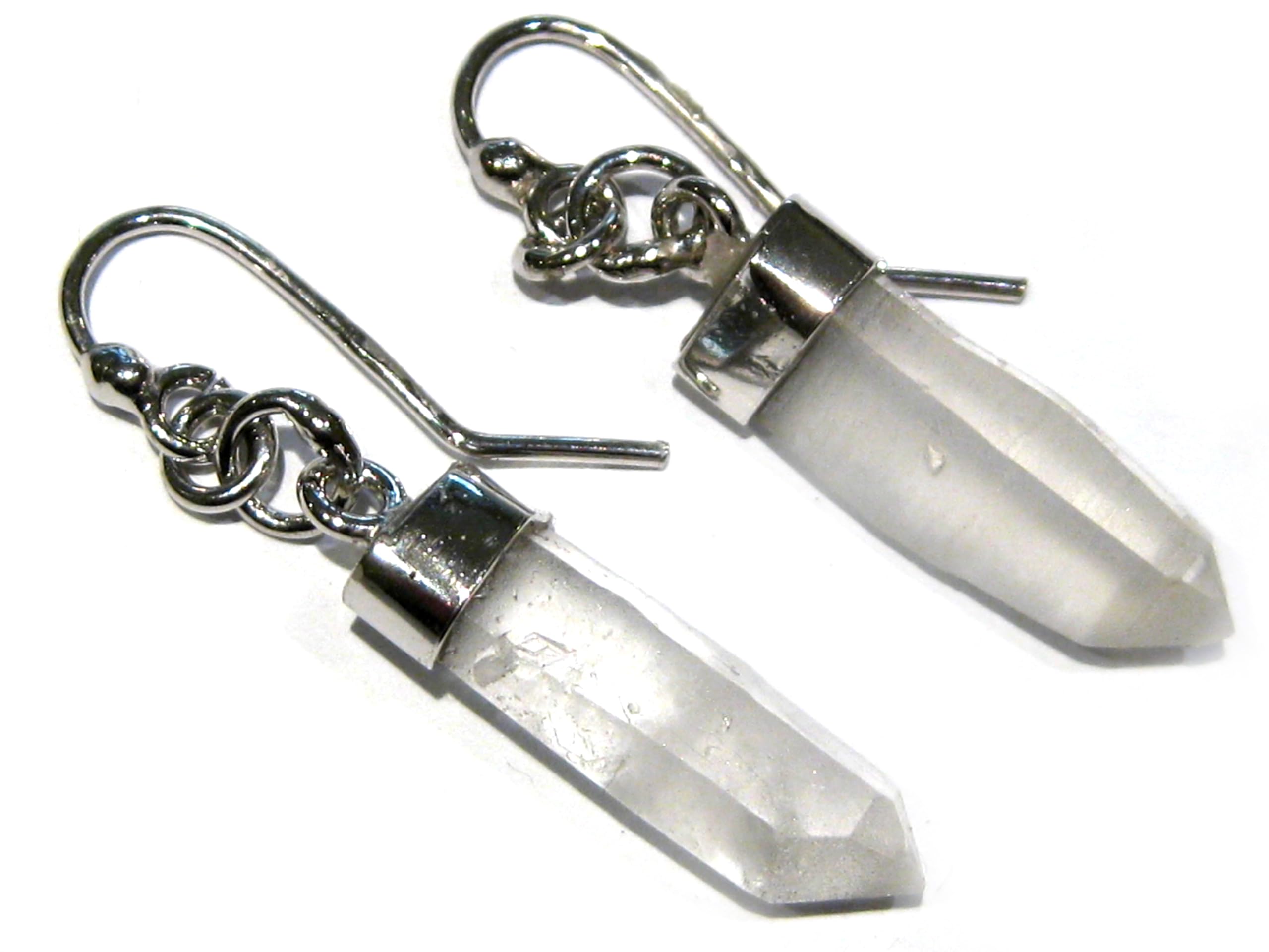 Boucles d'oreilles quartz argent 925 le cadeau d'anniversaire idéal