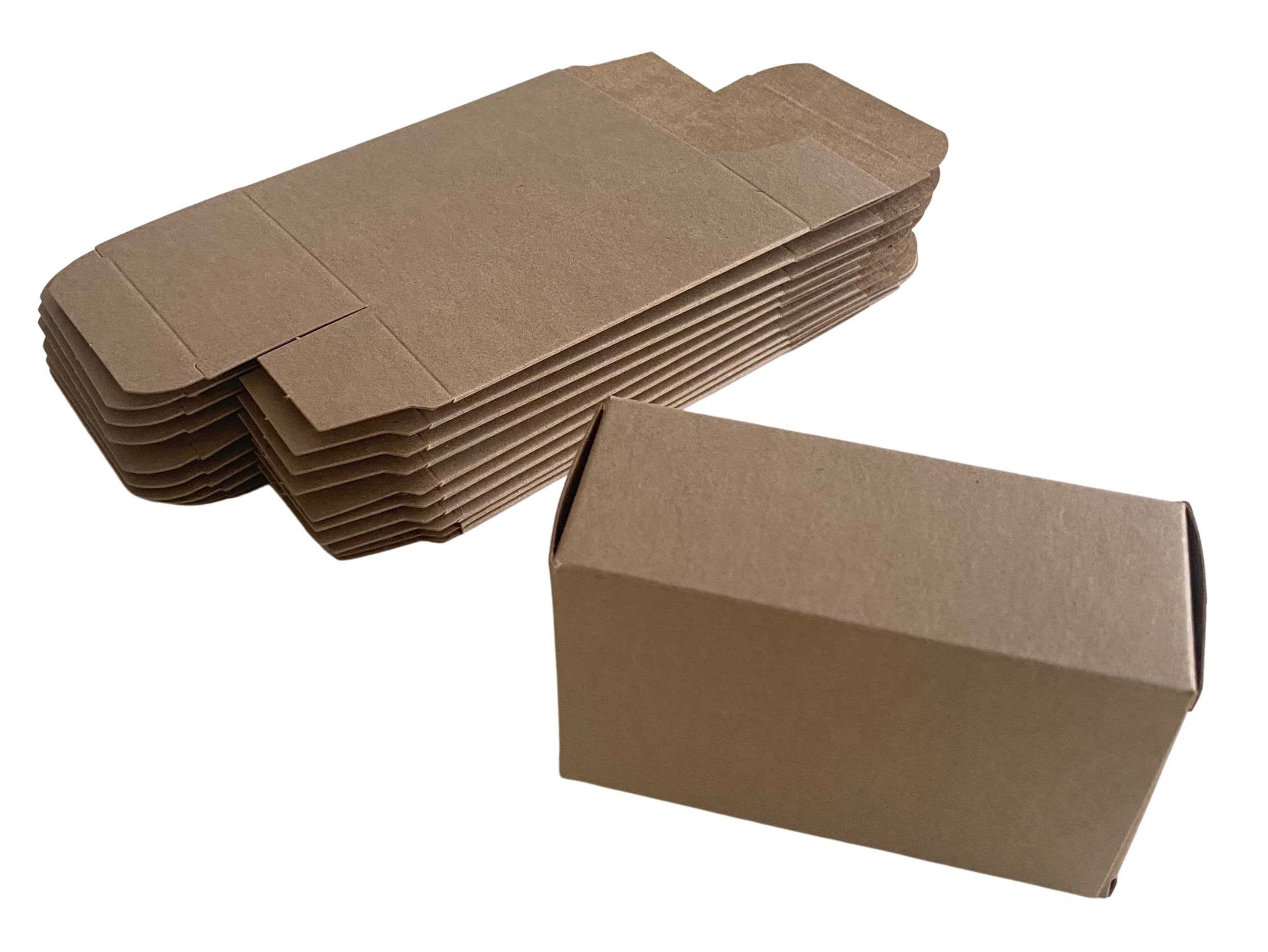 Nutley's Flat-Pack Kraft Soap Box Brown Plastic Free (50)