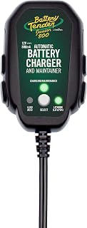 Battery Tender Junior 12V Battery Charger and Maintainer: 800mA 12 Volt Switchable Battery Charger for Lead Acid and Lithium Batteries, Powersports - 022-0199-DL-WH
