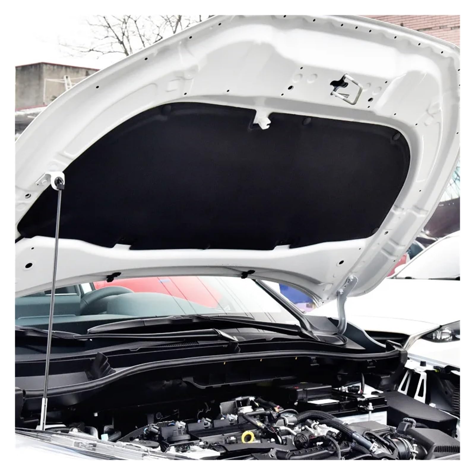 Le migliori offerte per Hood Sound Heat Cotton Pad sono compatibili con Toyota Corolla Cross 20-24 | Cotone isolante termico acustico compatibile per Toyota 20-24 Fodera in foglio di alluminio/materiale espanso(Foam)