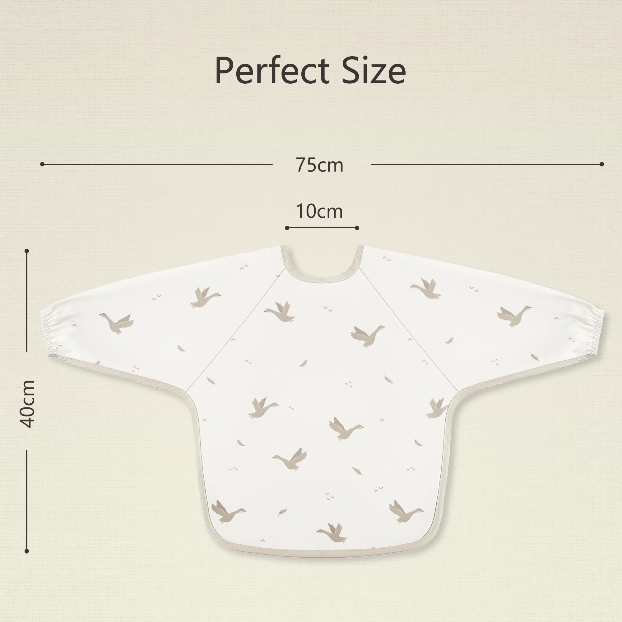 Susurration Baby Bibs with Sleeves - Image 2