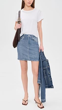rag & bone Women's Rb Miramar Ponte Mini Skirt