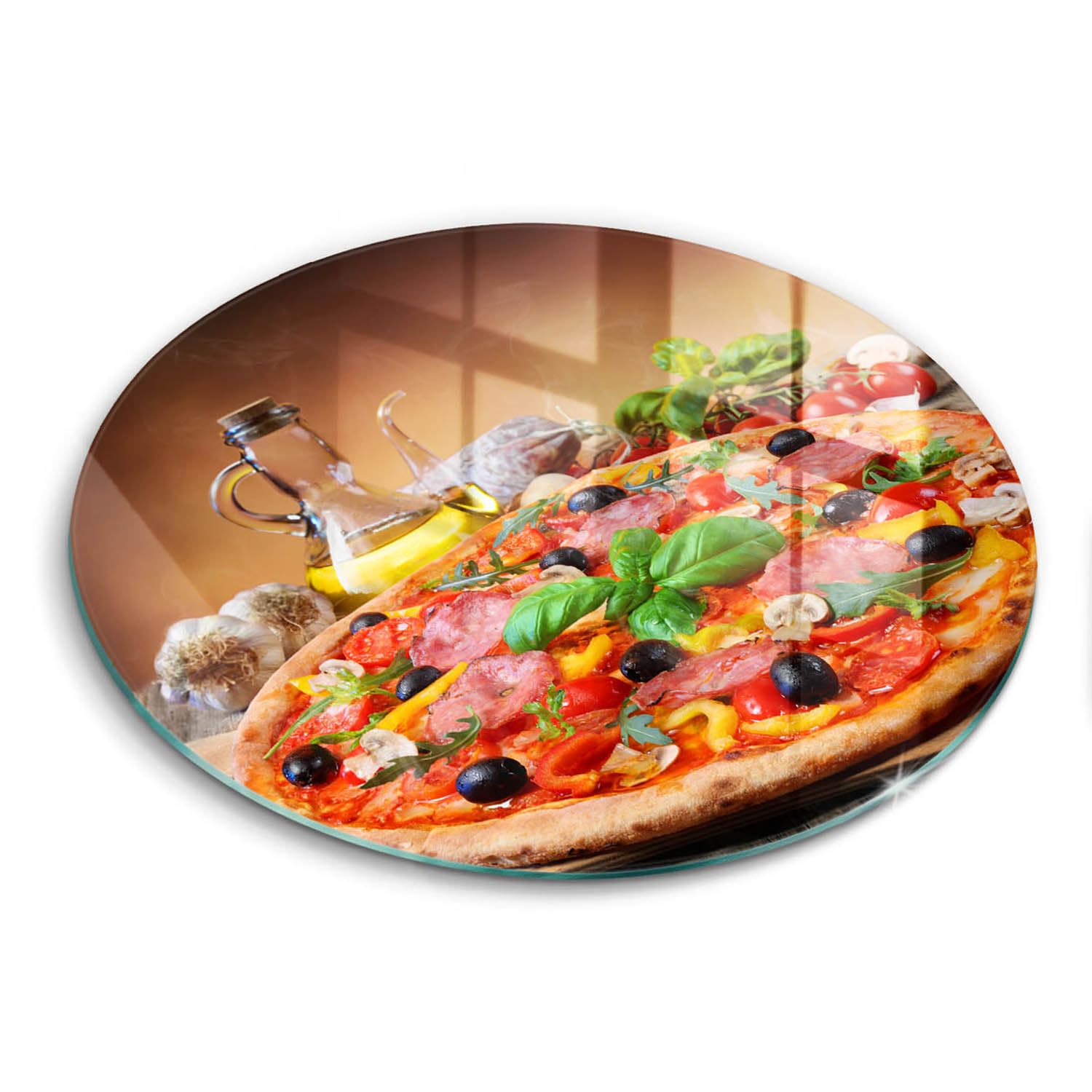 Planche à découper induction 30cm Wallfluent accessoire de cuisine pizza