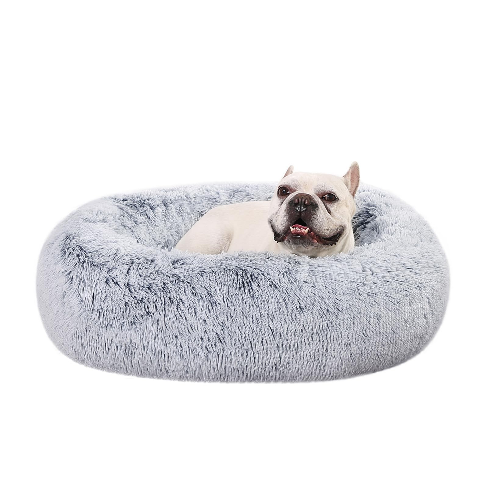 Amazon Basics Morbido Letto per animali per Cane, Lavabile in lavatrice, 76 cm, grigio
