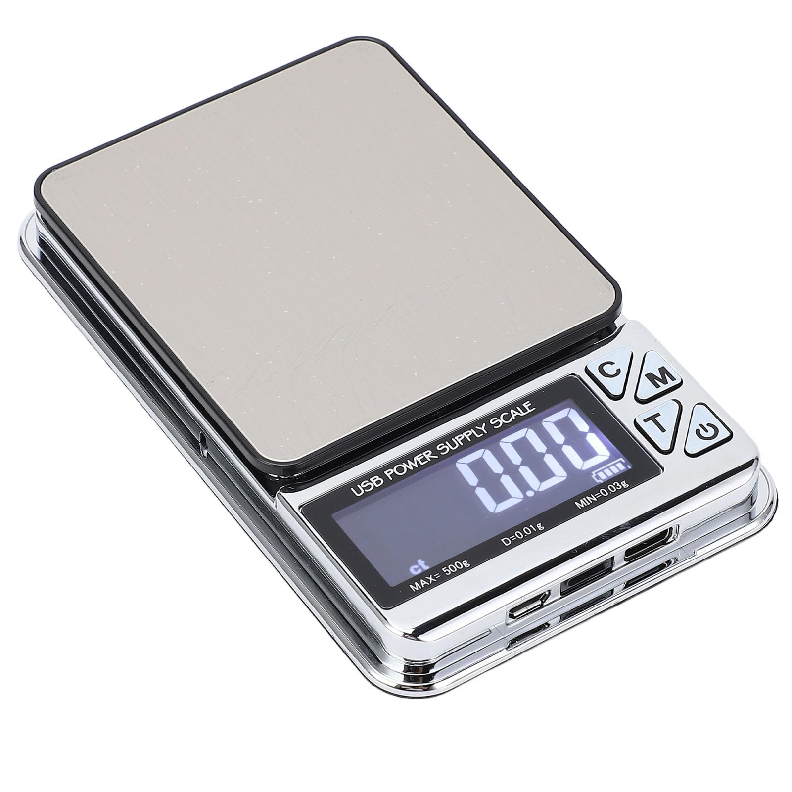 Ejoyous Digital Milligram Scale 500g 0.01g Precision, USB Rechargeable Jewelry Scale with 7 Units, Portable Pocket Scales for Gold Powder and Kitchen Food