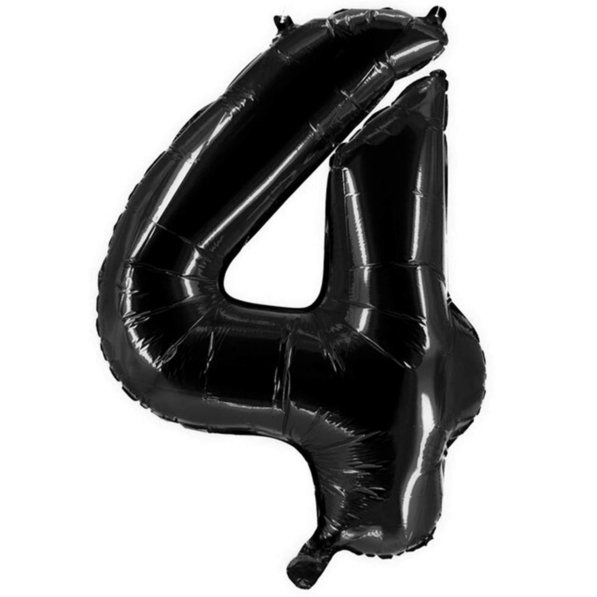 Party Factory XXL Folienballon Zahl 1 – 100 Cm, Schwarz, Für Geburtstag, Abi, Jubiläum, Mit Helium Oder Luft