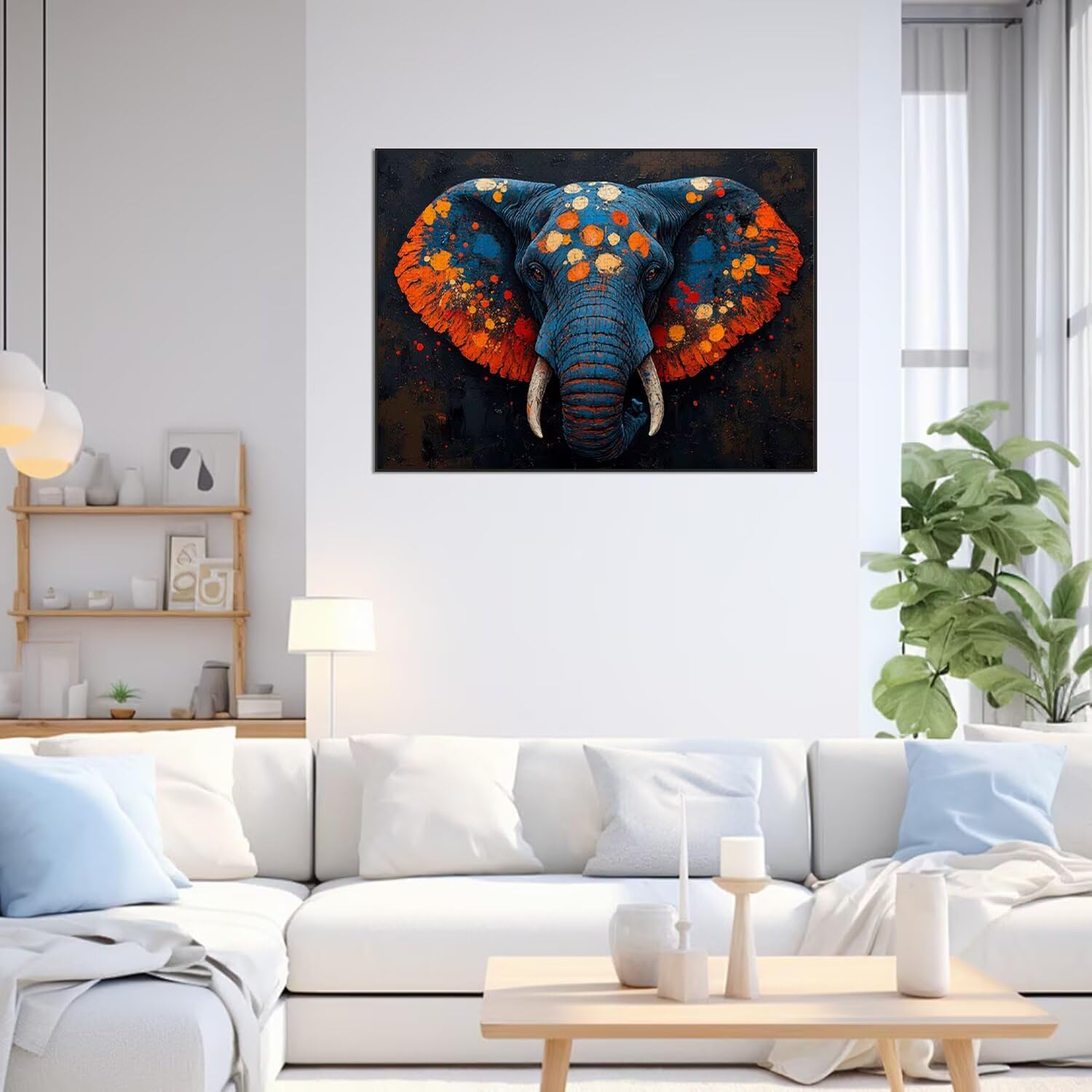 Puzzle 6000 Pezzi Elefanti Puzzle Classici per Gioco Familiare, n-88 | Impossibile Puzzles, Intrattenimento Creativo, Rilassamento e Intelligence, Regalo per Amore e Amico, Home Decor, astratto