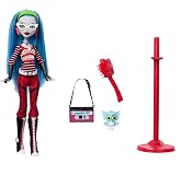 Monster High Booriginal Creeproduction Doll, Ghoulia Yelps Collectible Reproduction with Doll Stand, Diary & Pet Owl Sir Hoots A Lot
