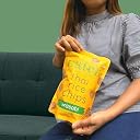 Natch Thai Sticky Rice Chips, Gluten Free Healthy Snacks, Vegan, Party Family Pack, All Natural Crunchy Crackers (Wasabi) 100 Gm Each (Pack of 2) gallery image