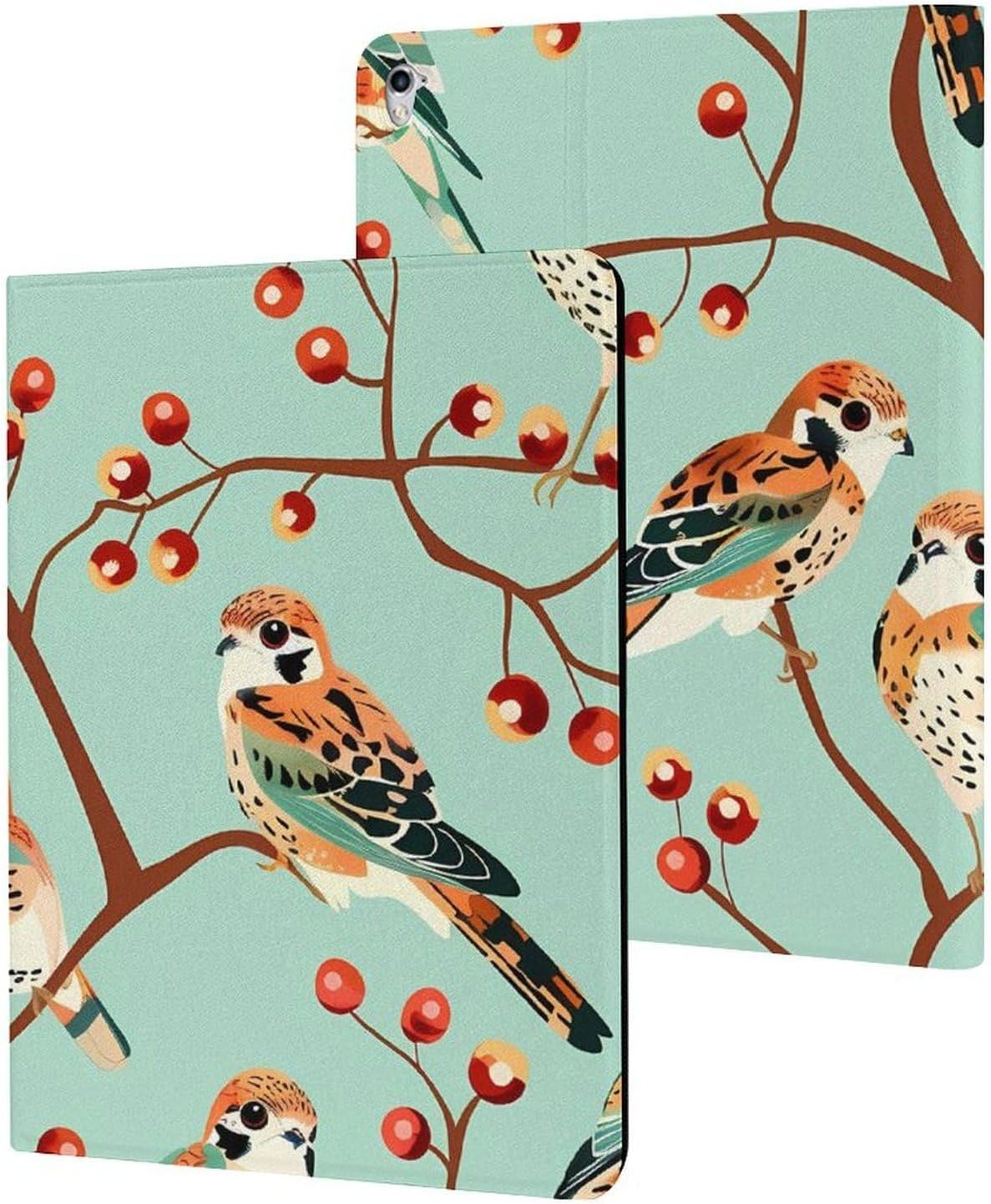 American Kestrel Pattern Printed Case Trifold Stand Protective Cover Compatible with ipad Pro/2016 ipad Pro (9.7in)