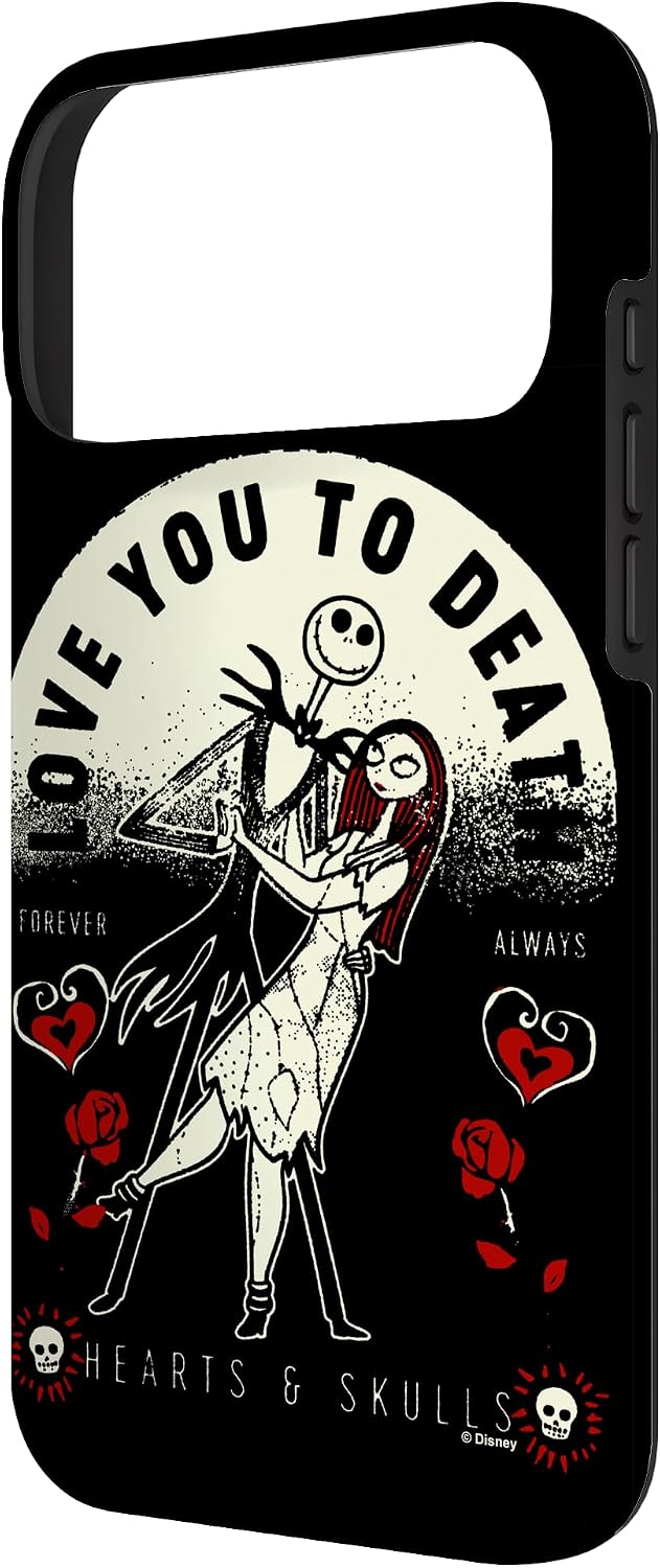 Disney Nightmare Before Christmas Valentine's Day Love You Case for iPhone 17 Pro Max