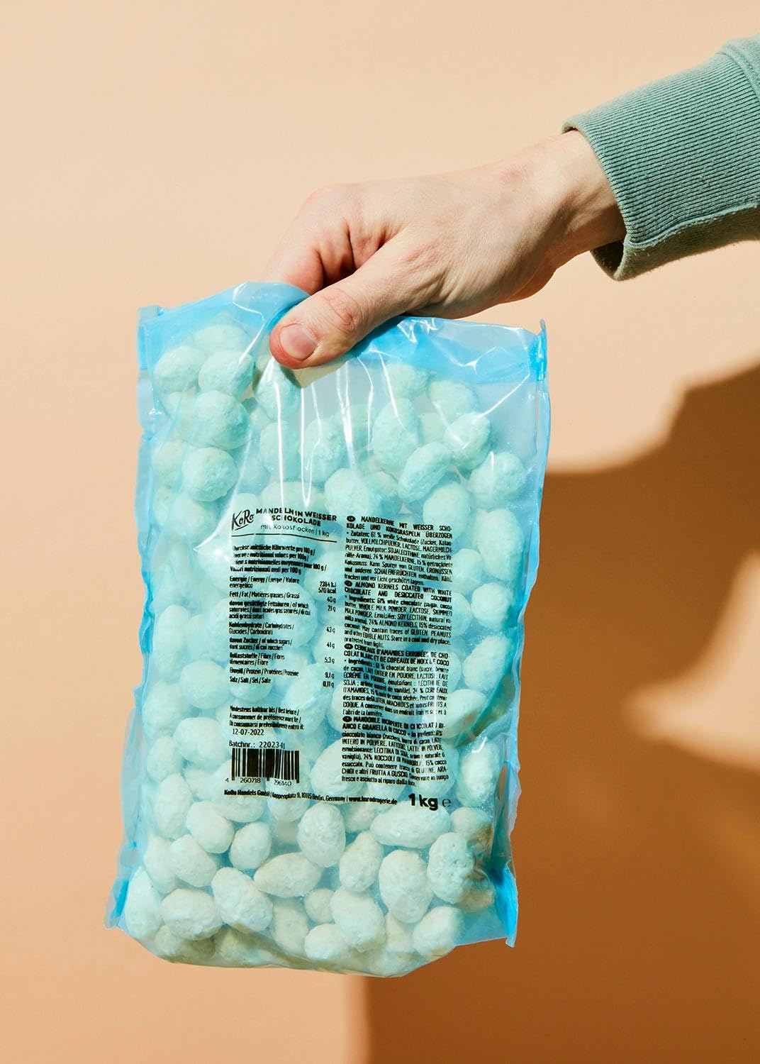 KoRo - Mandeln in weißer Schokolade mit Kokosnuss 1 kg