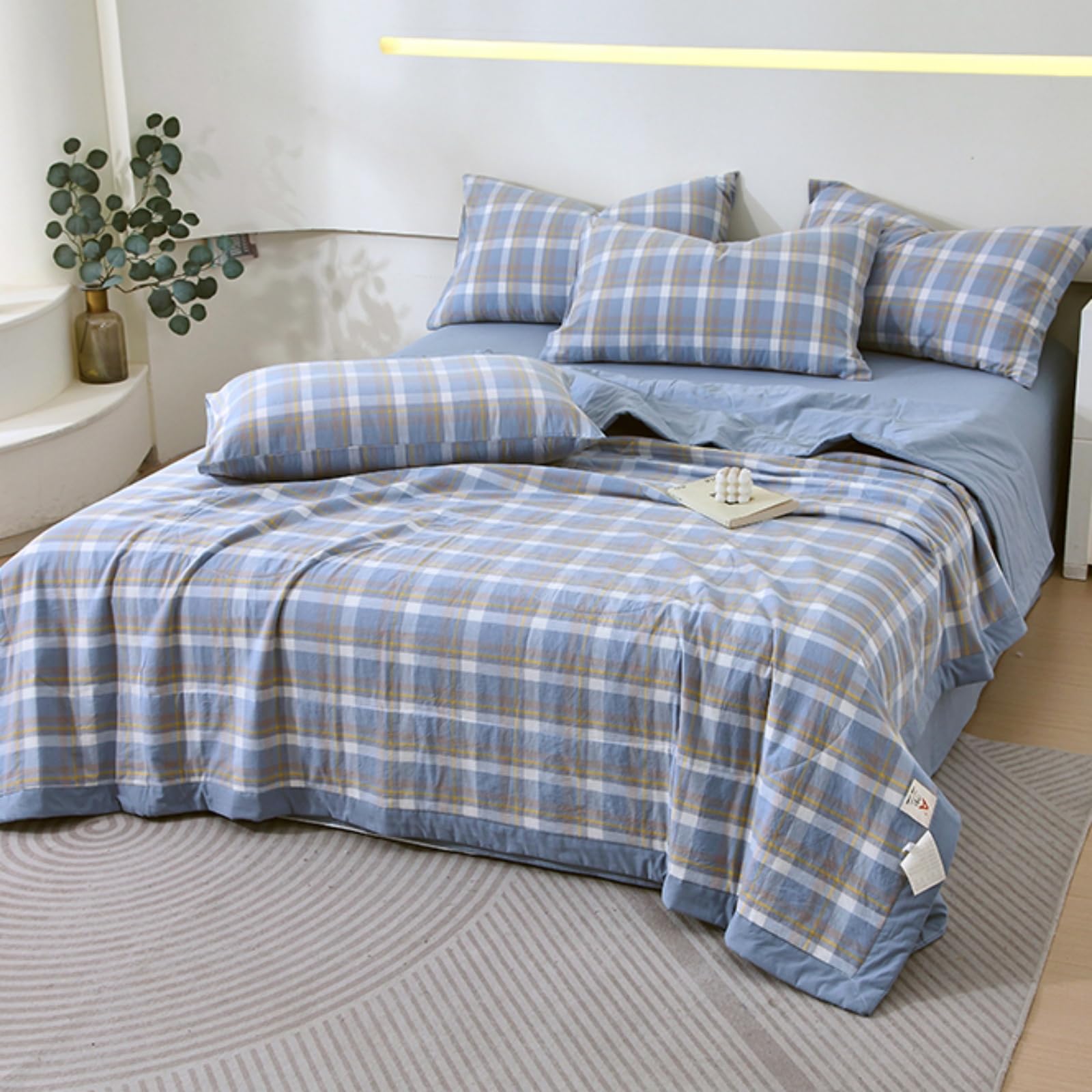 Odot Edredón Sin Funda 2.5 TOG Single A King (Estilo de Cuadros 9,180x200cm)