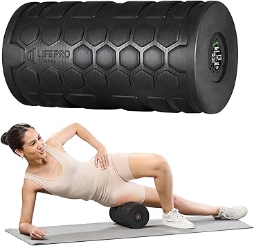 LifePro 4 Speed Vibrating Foam Roller for Physical Therapy & Exercise - High-Intensity Vibrating Roller for Muscle Recovery & Pliability Training - Back Roller for Deep & Gentle Trigger Po...