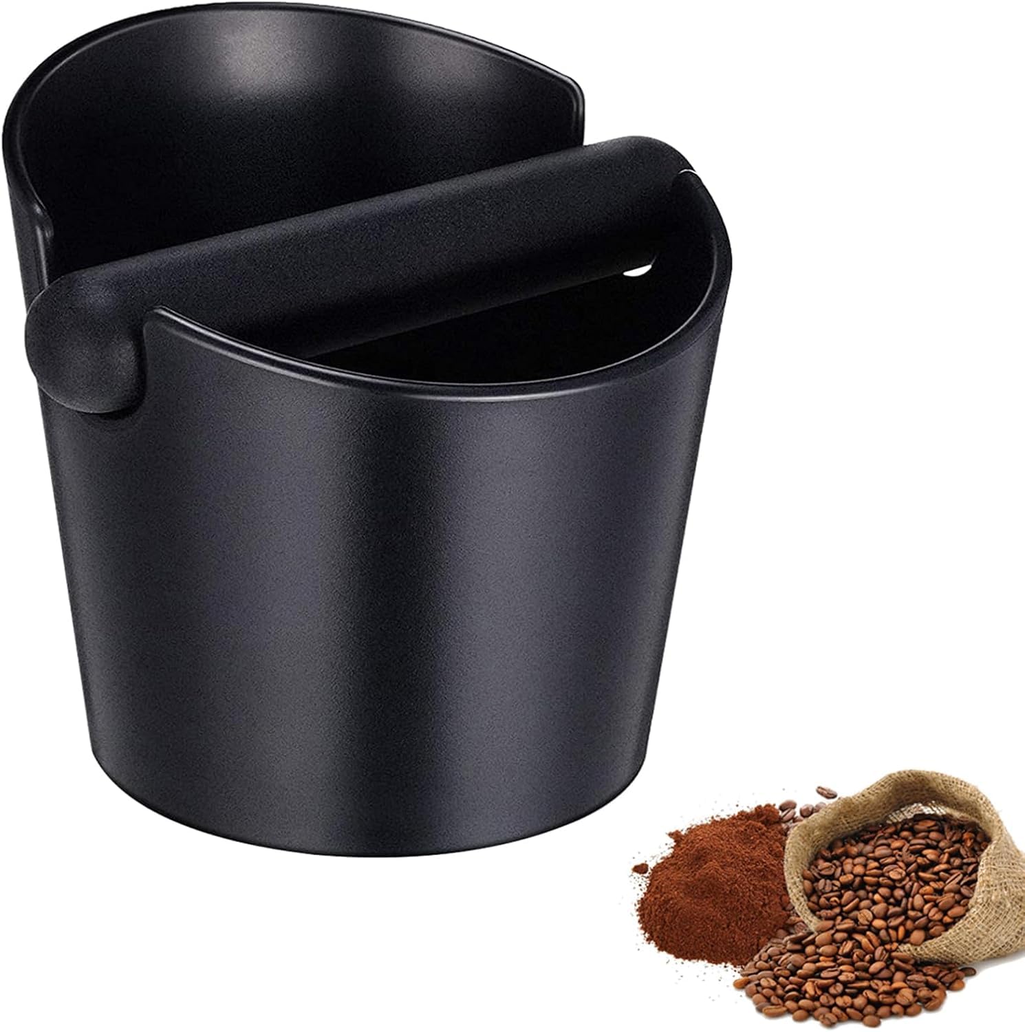 BeanZeek Coffee Espresso Knock Box Shock Absorbent Durable Barista Style Knock Box Removable Bar and Non-Slip Base-image-44