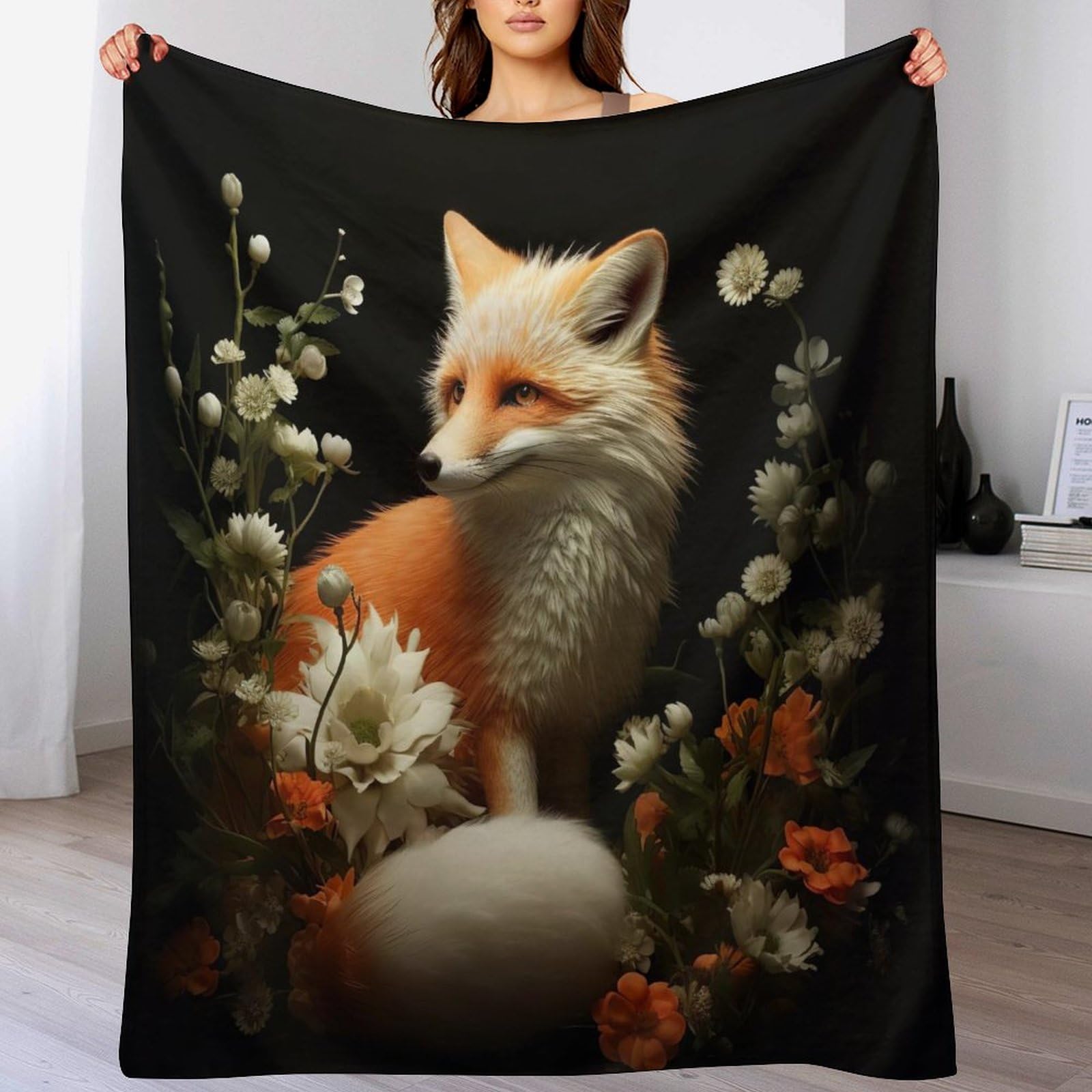 Couvre-lit renard en flannel pour réchauffer vos nuits fraîches
