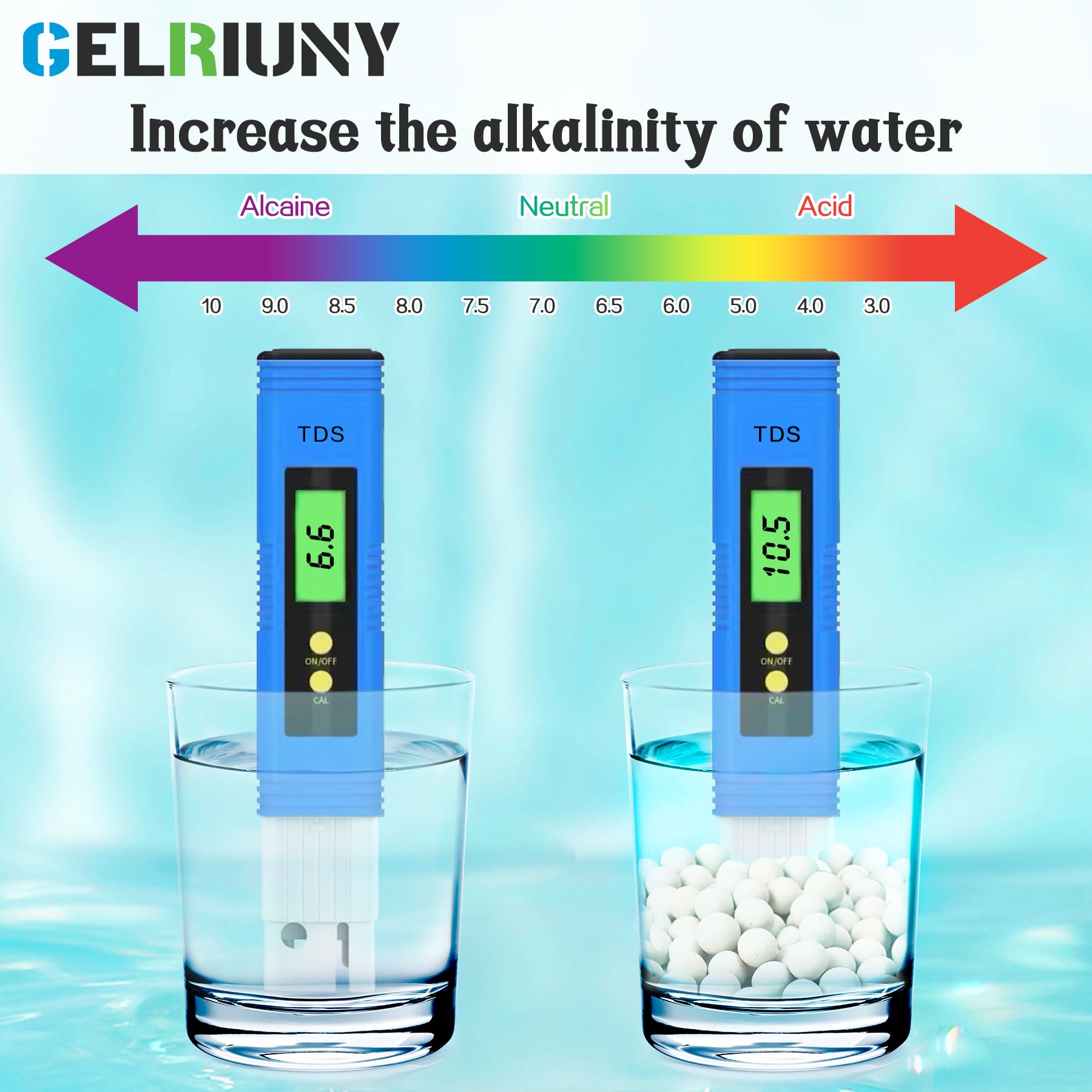 Neutralizador de condensado de 20 libras, 6 paquetes, pellets neutralizadores de condensado ácido, pellets de 7-8 mm para filtro de medios de calentador de agua (6 paquetes)