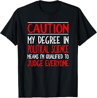My Degree in Political Science - Poli Sci Major T-Shirt