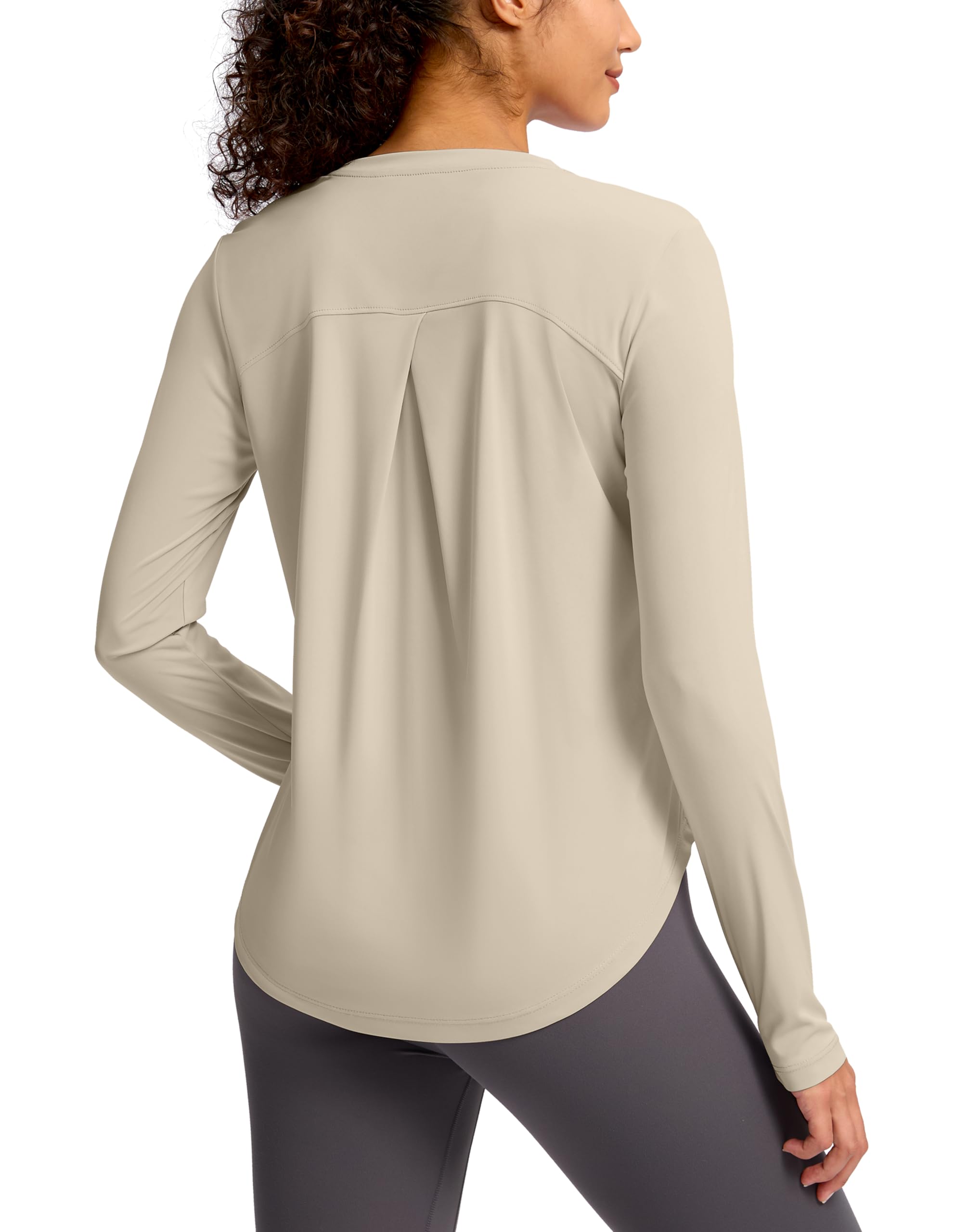 Soothfeel Women's UPF 50+ Sun Shirts Long Sleeve SPF UV Protection Rash Guard Lightweight Quick Dry Hiking Workout Tops