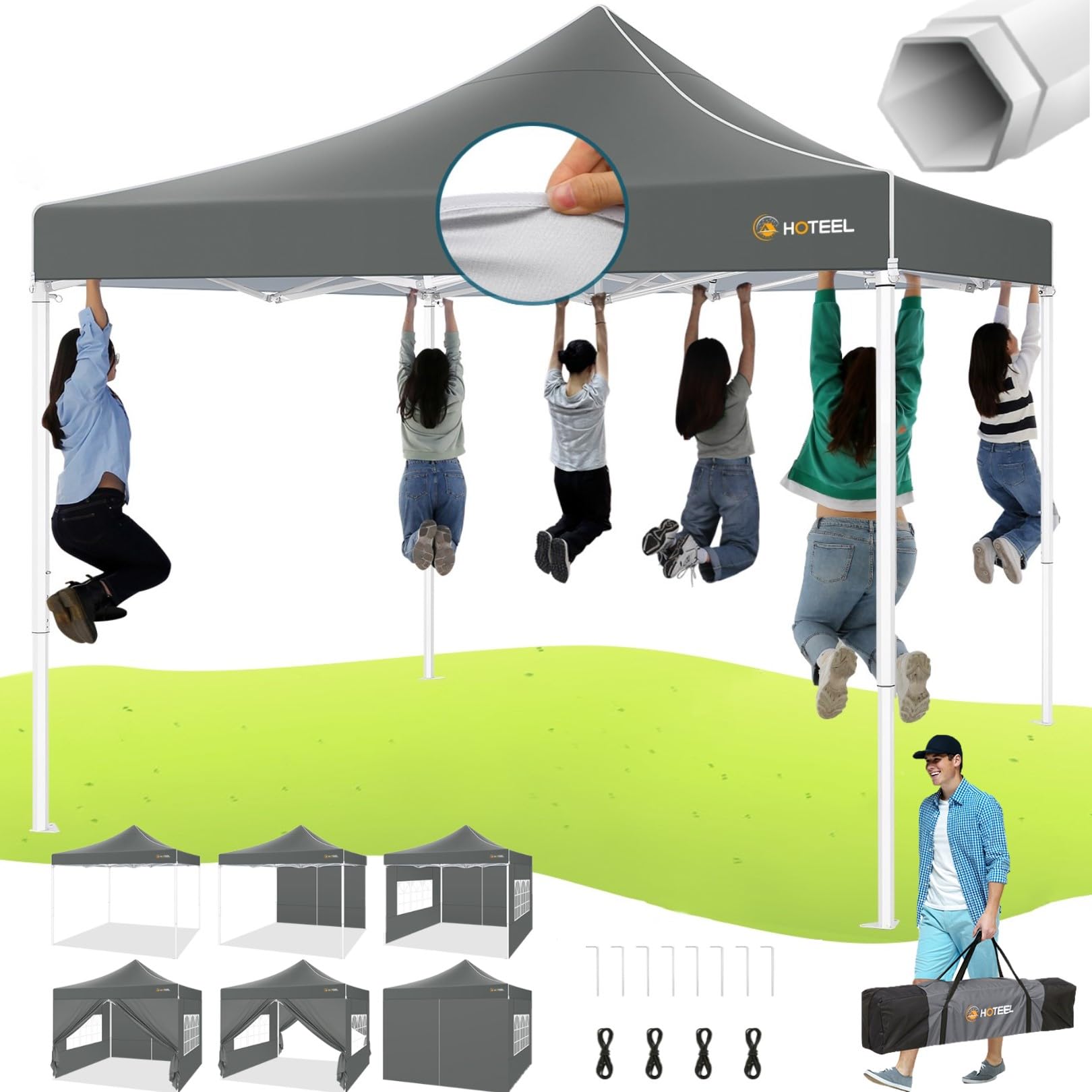 HOTEEL 10x10 Pop Up Canopy Tent