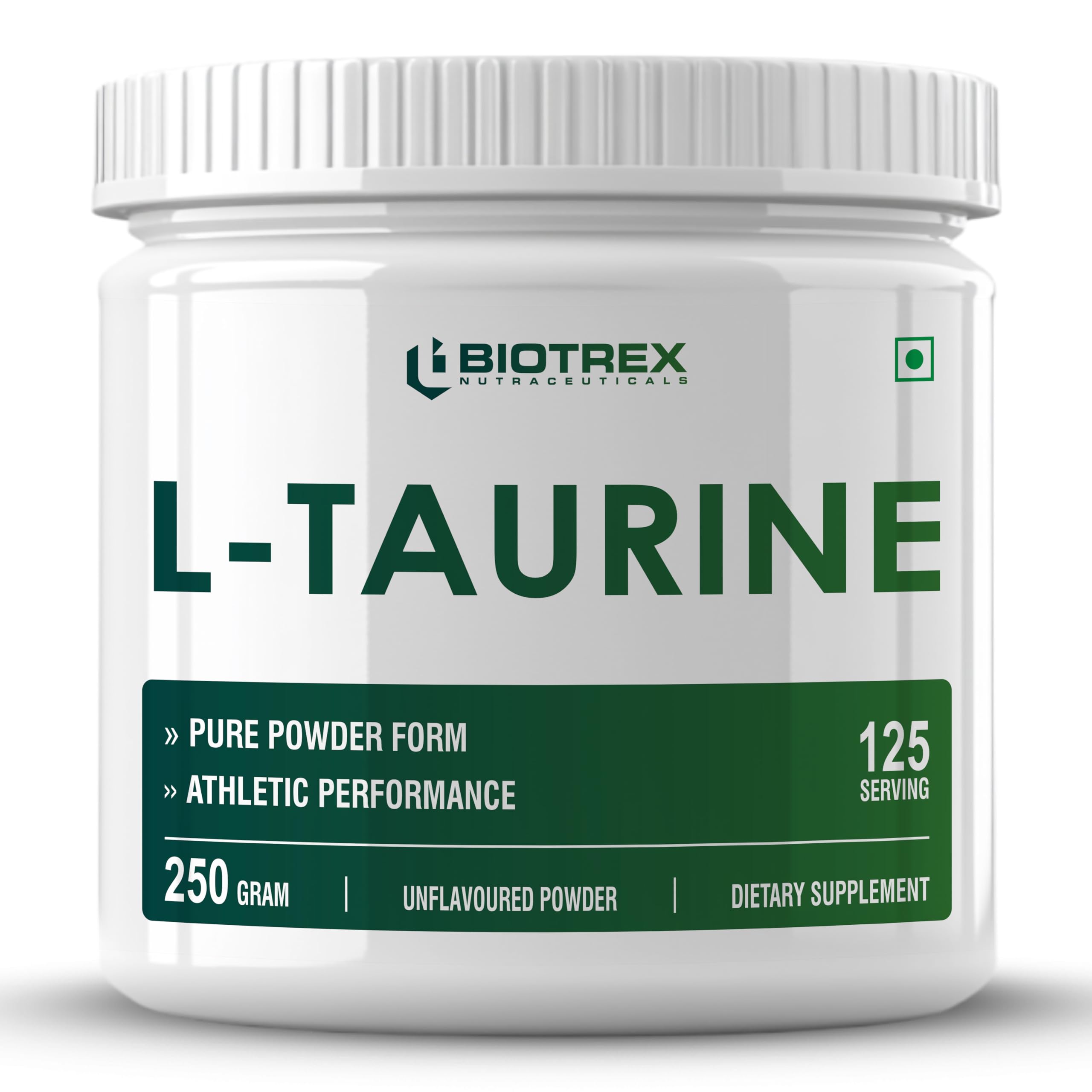 Biotrex Nutraceuticals L-Taurine Powder | Amino Acid Supplement For Athletic Performance | Cardiovascular Health & Enhances Muscle Function | Men & Women - 250Gram (Serving 125)-image-30