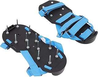Zapatos con Pinchos for aireador de césped, escarificador de Suelo for jardín: mejore el jardín y el Crecimiento con Zapatos con Pinchos Azules for Patio, Patio y pastizales/1397