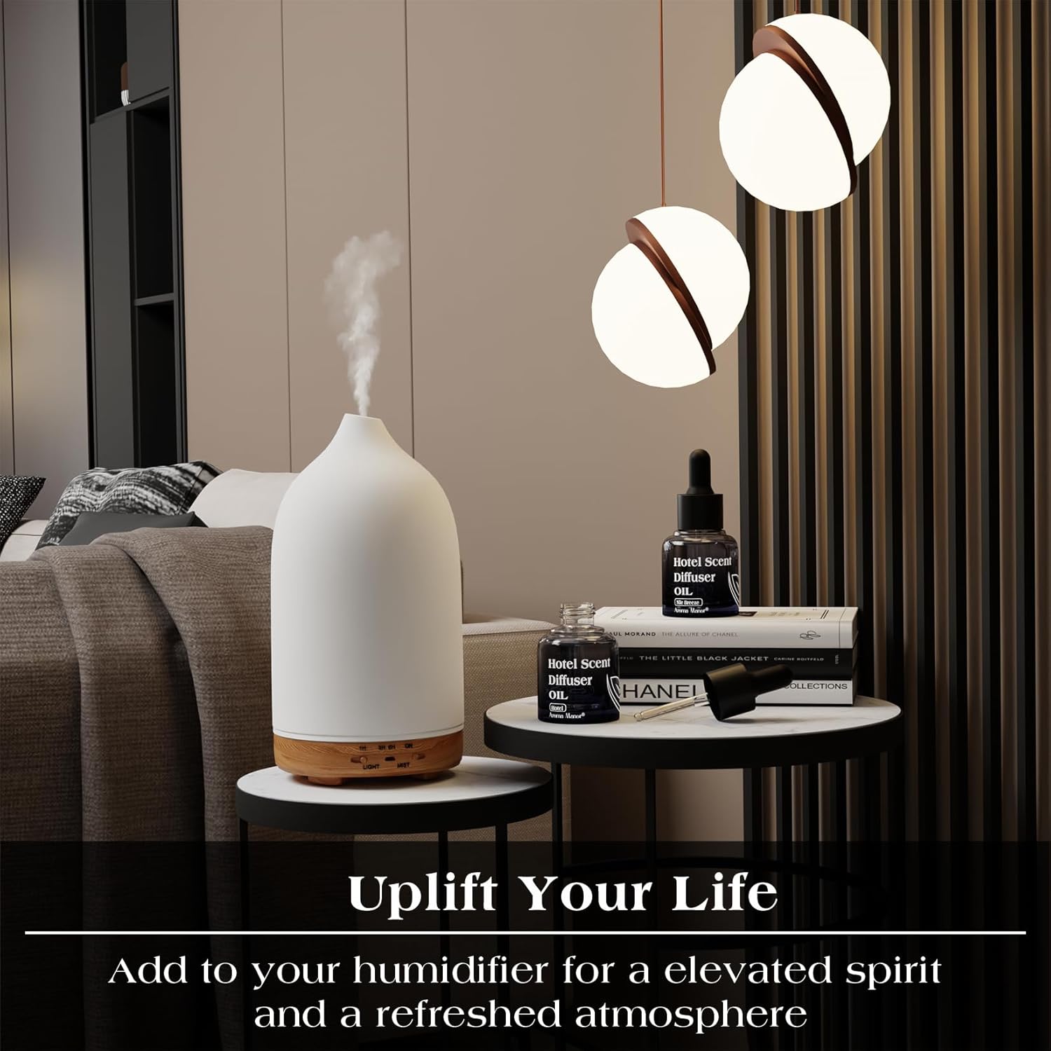 Nile Breeze Diffuser Oil - Hotel Fragrance Oil for Scent Diffuser, Premium Aromatherapy Oils for Diffuser Machine, Essential Oil Blend with Citrus & Cedarwood, Luxury Air Freshener - 1fl oz