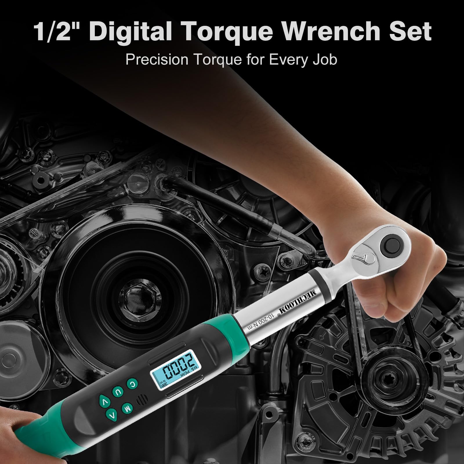 Digital Torque Wrench - 7.4-147.5 ft-lb -2 Digital Torque Wrench - 7.4-147.5 ft-lb -2