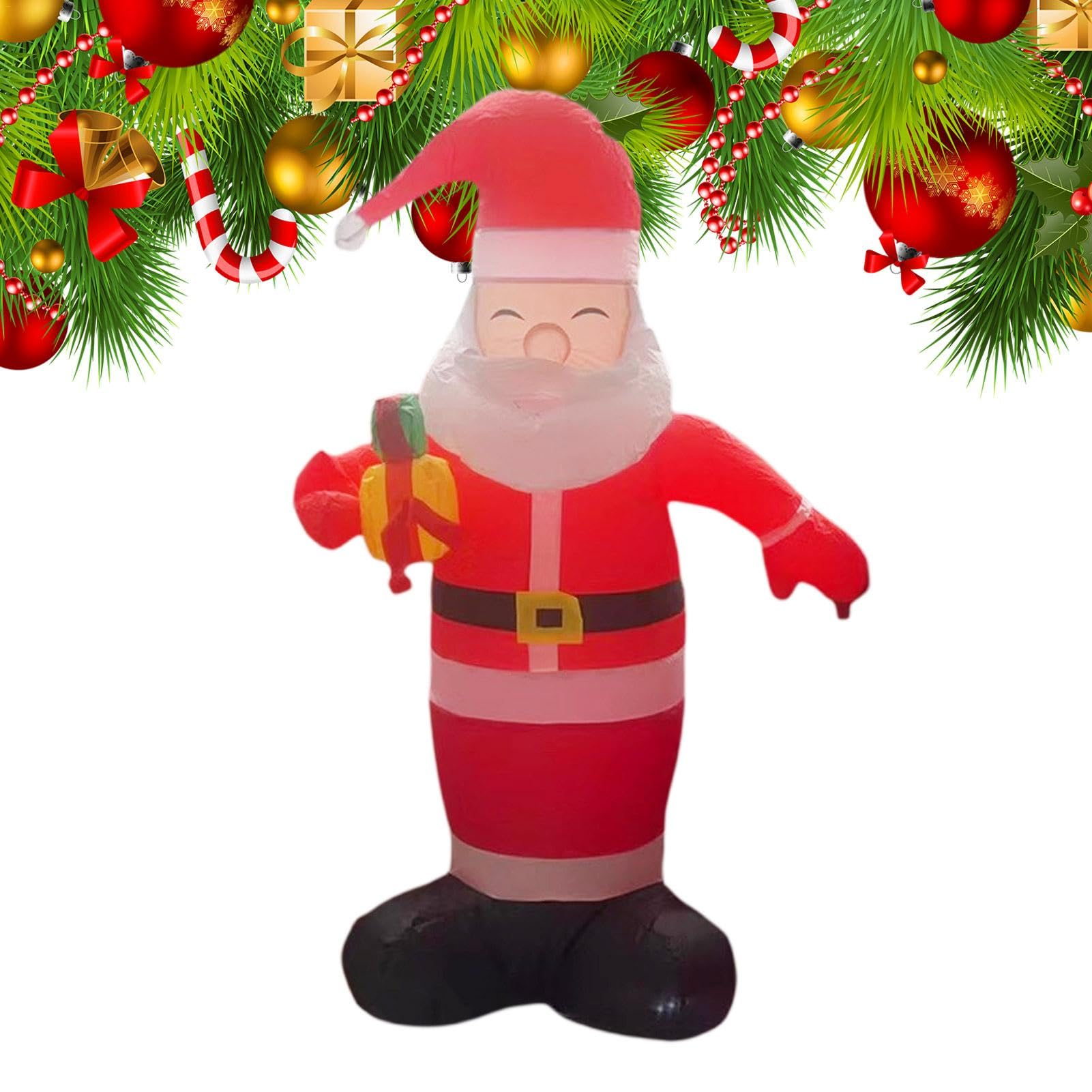 Père Noël Gonflable Grandes Décorations de Fêtes Accessoires Photo