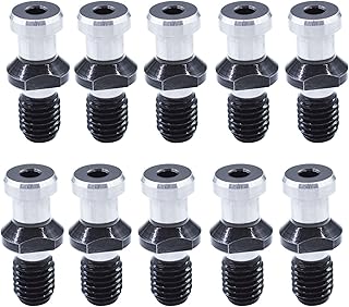 TJHSM 10pcs CAT40 75 Degree 0.747 Inch Pull Stud Coolant Thru Retention Knob Replacement for DMG Mori Doosan