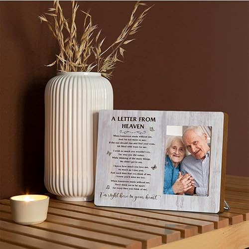 Vista 10 de Jztco Marco de fotos para perros, regalo conmemorativo de la pérdida de condolencias del perro, regalos conmemorativos para gatos por pérdida